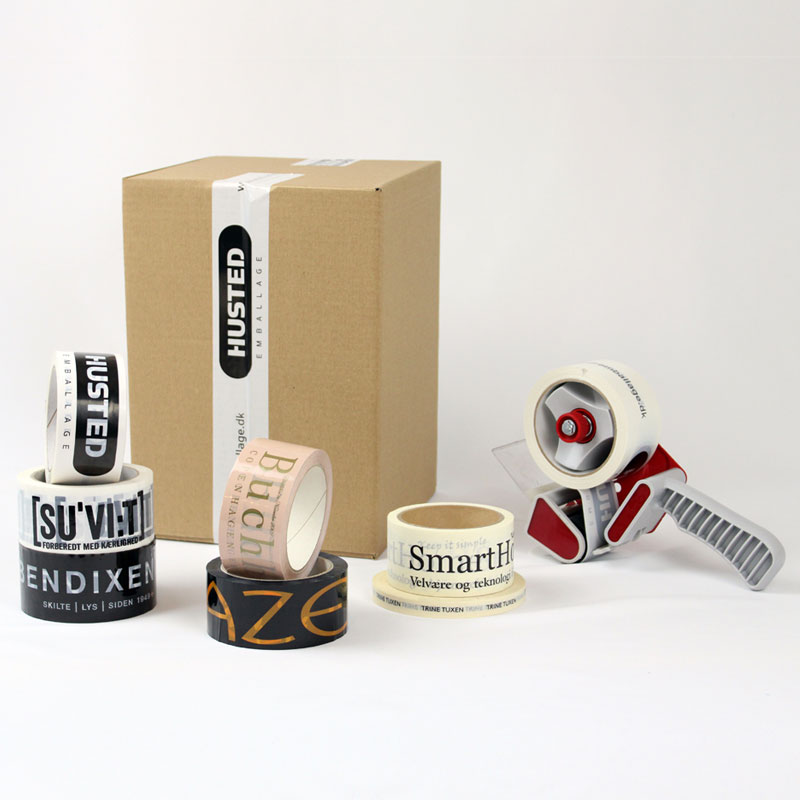 Pakketape med logotryk
